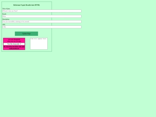frame/uquizoldschoolresults screenshot