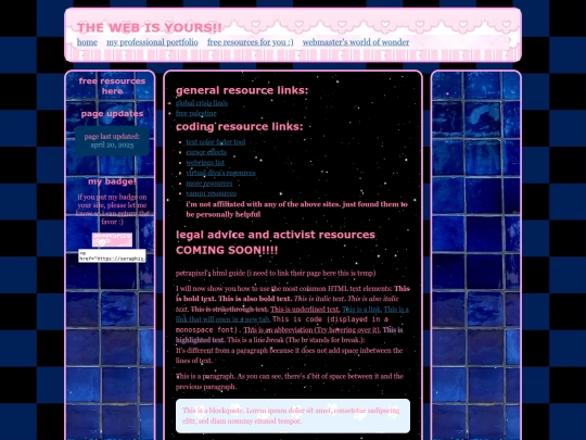 resources screenshot
