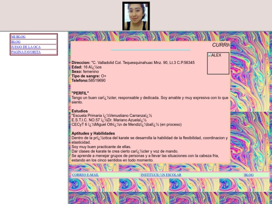Pagina web en frame screenshot