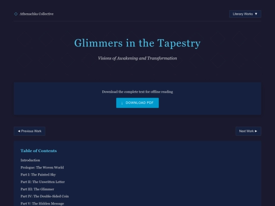 glimmersinthetapestry screenshot