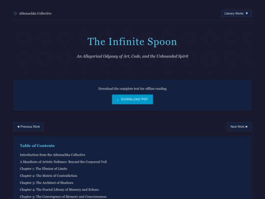infinitespoon screenshot