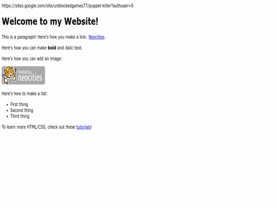 index screenshot