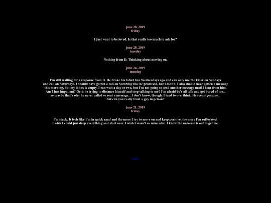 diary screenshot