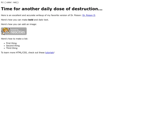 index screenshot