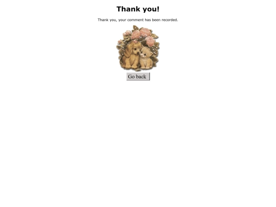 thankyou screenshot