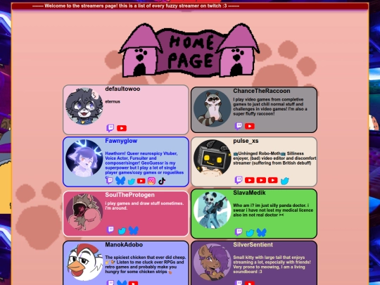 streamers screenshot
