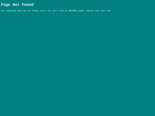 not_found screenshot