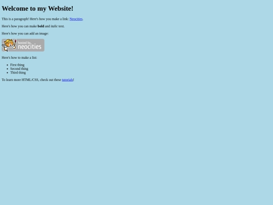 index screenshot