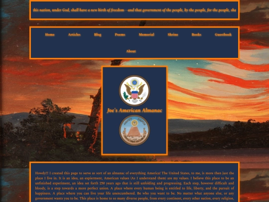 Almanac screenshot