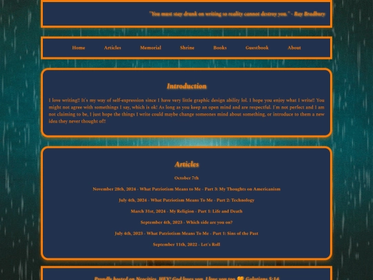 Articles screenshot