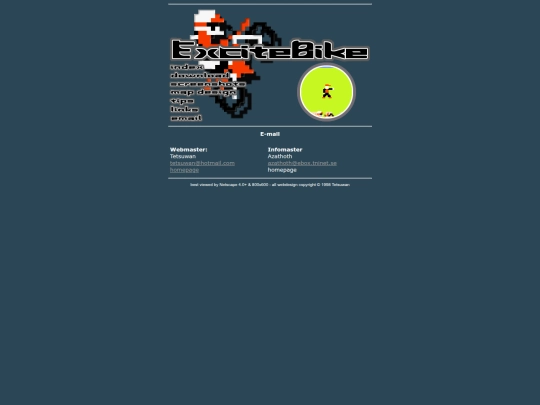 excitebike/mail screenshot