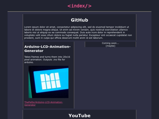 index screenshot
