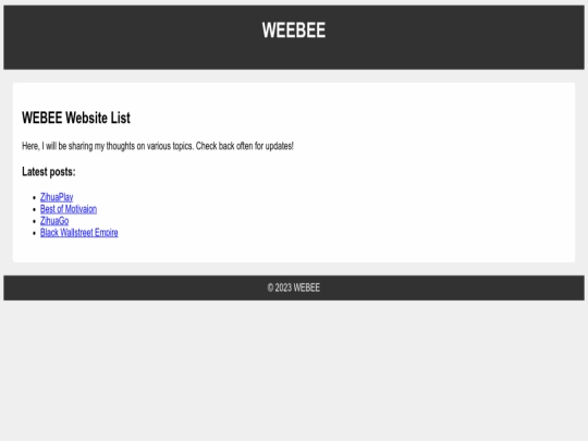 index screenshot