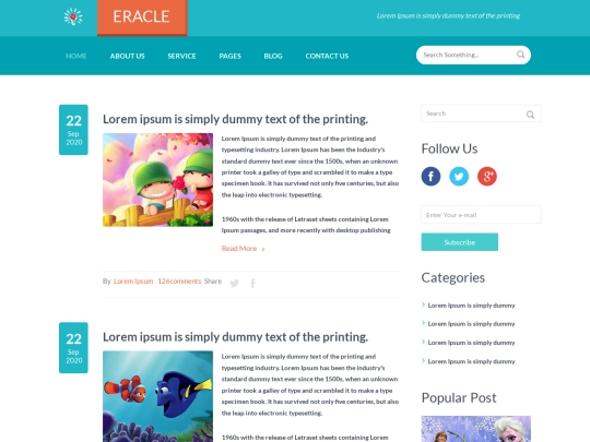 blog screenshot