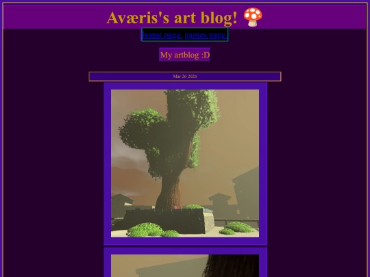 artblog screenshot