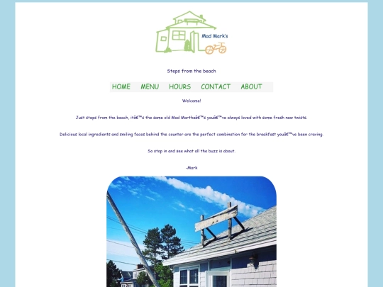 Website Design screenshot