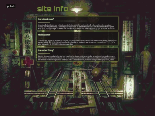 siteinfo screenshot