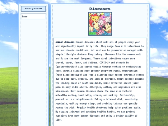 Diseases screenshot