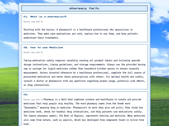 Pharmacy screenshot