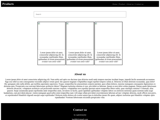 perfume project screenshot