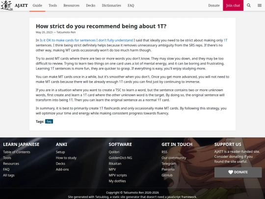 blog/how-strict-do-you-recommend-being-about-1t screenshot