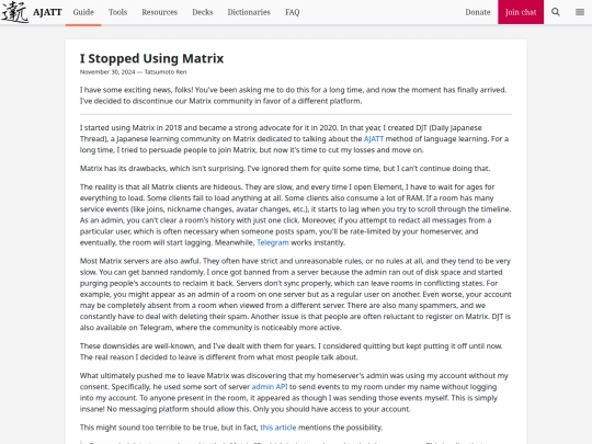 blog/i-stopped-using-matrix screenshot