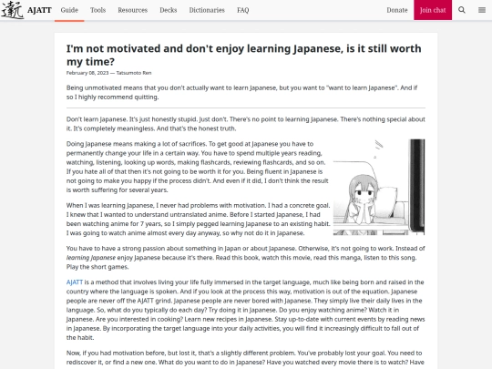blog/im-not-motivated-and-dont-enjoy-learning-japanese screenshot