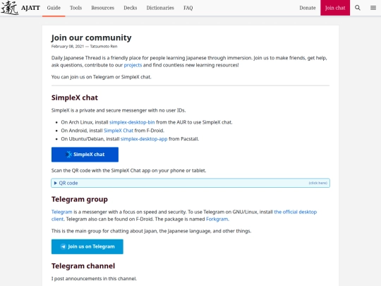 blog/join-our-community screenshot