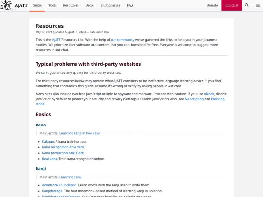 blog/resources screenshot