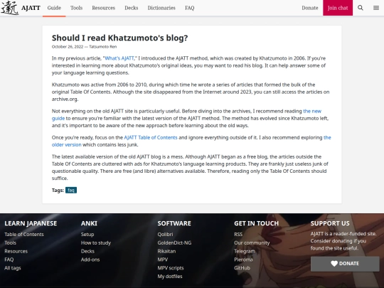 blog/should-i-read-the-ajatt-site screenshot