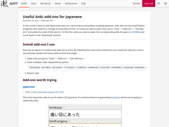 blog/useful-anki-add-ons-for-japanese screenshot
