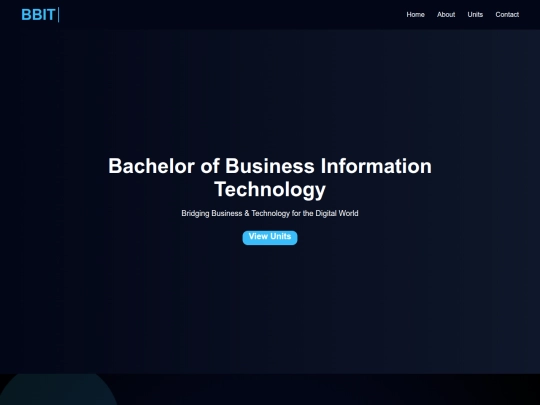 BBIT course/page screenshot