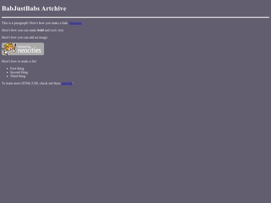 index screenshot