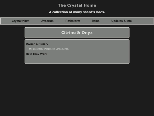 citrineonyx screenshot