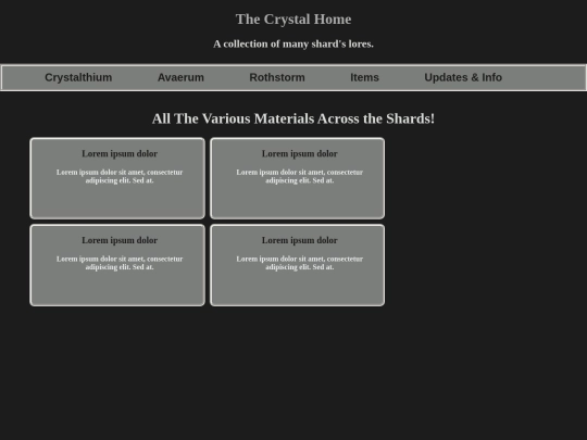 materials screenshot