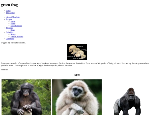 activities/specialinterests/primates screenshot
