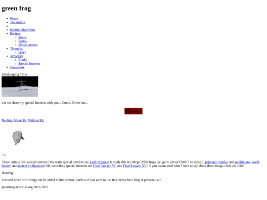 activities/specialinterests/specialinterests screenshot