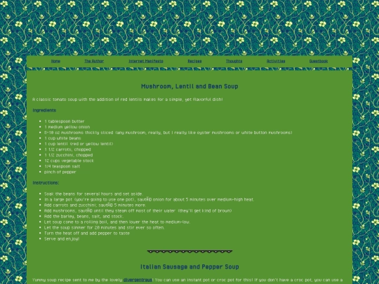 recipes/soup3 screenshot