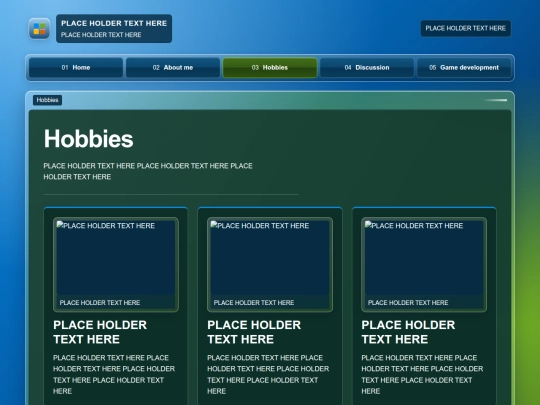 templates/hobbies screenshot