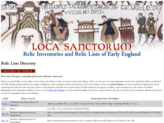 XMLreliclists_main screenshot