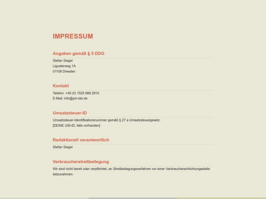 impressum screenshot