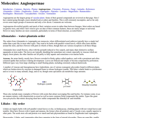 chemlife/Angiospermae screenshot