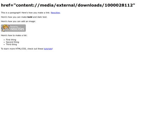 index screenshot