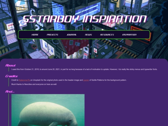 Inspiration/inspiration screenshot
