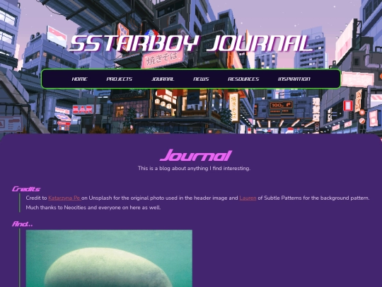 Journal/journal screenshot