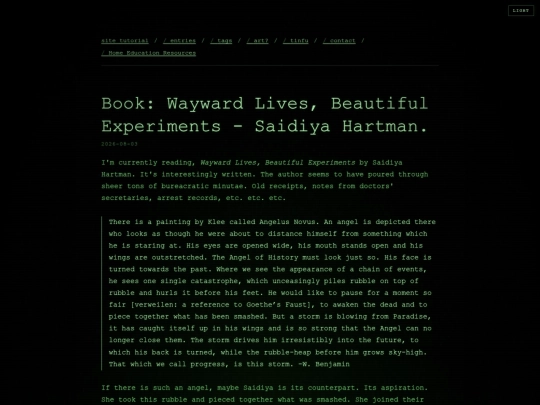 blog/beginning-again-again screenshot