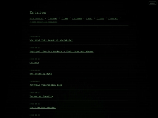 blog screenshot