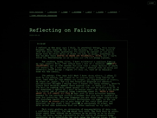 blog/reflecting-on-failure screenshot