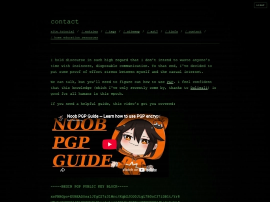 contact screenshot