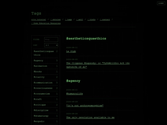 tags screenshot